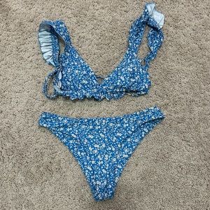 Floral bathing suit